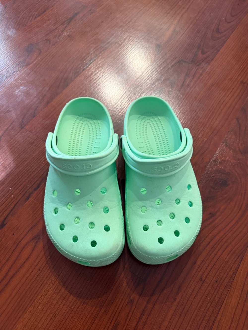 CROCS Kids' Classic Clog in Mint Green